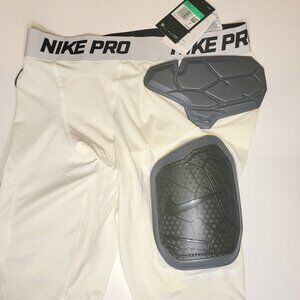 NWT Nike Pro Hyperstrong Padded Football Shorts - Size XL - White